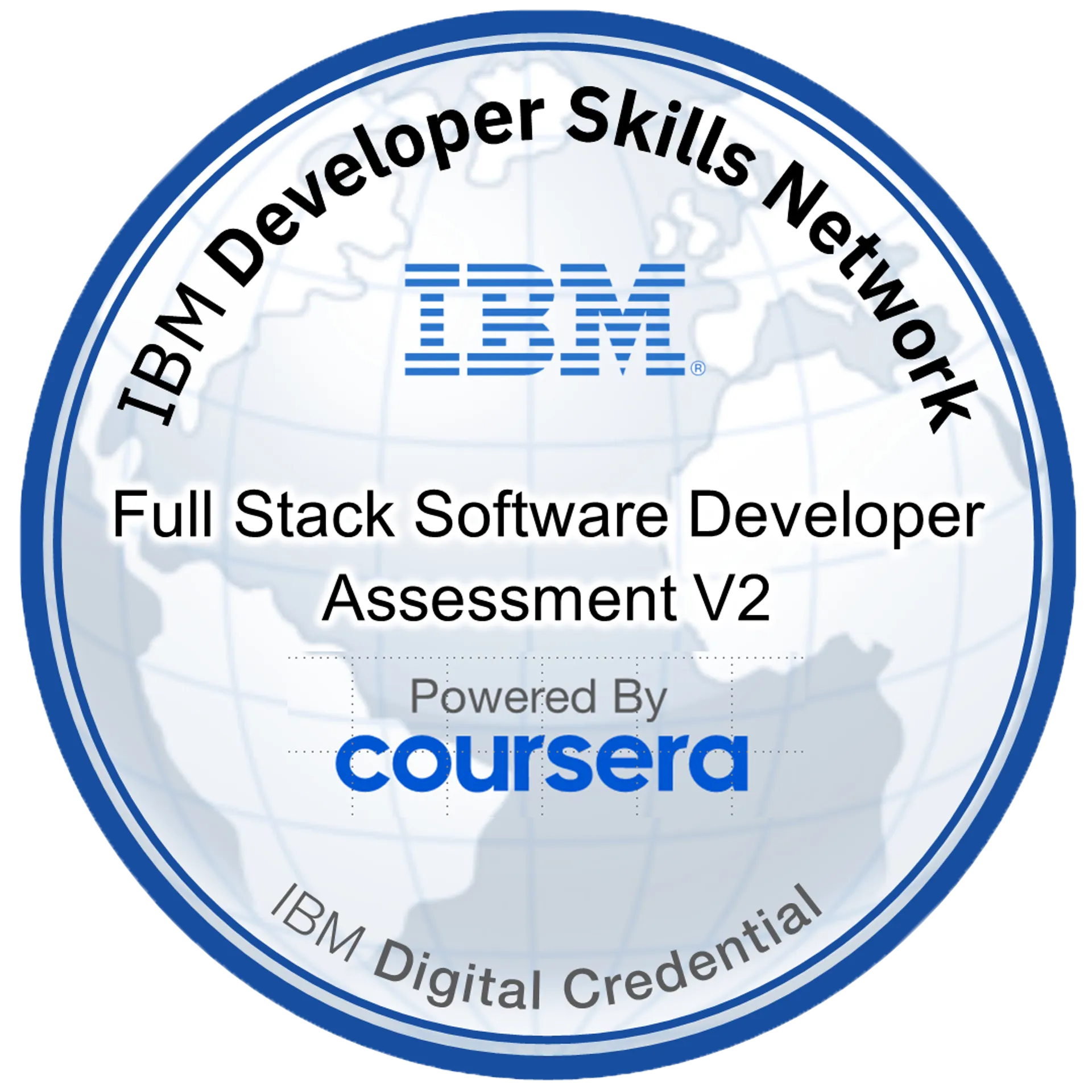 Full Stack Software Developer Assessment V2 badge