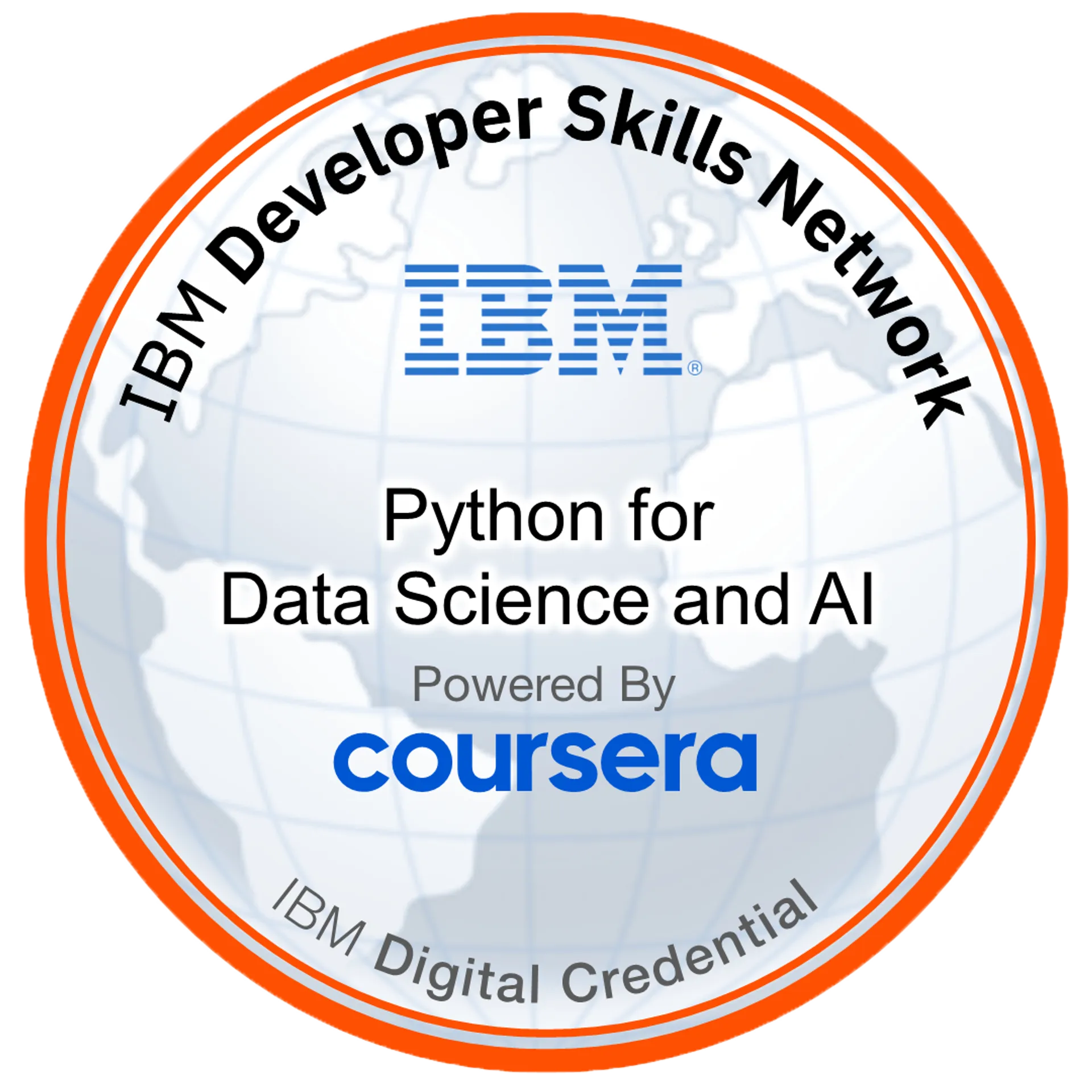 Python for Data Science and AI badge